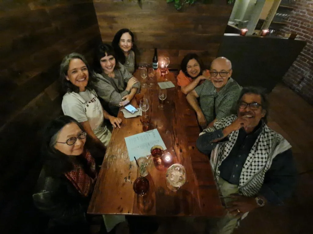 The whole crew. Highland Park, Los Angeles